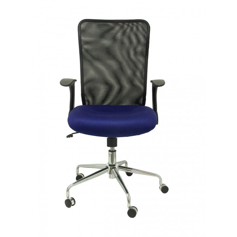 piqueras-y-crespo Piqueras y Crespo Chaise de bureau ergonomique Minaya bleue