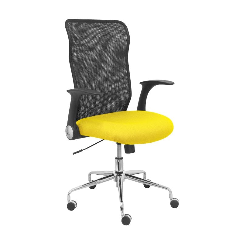 piqueras-y-crespo Piqueras y Crespo Minaya Chaise Dossier en Filet Black Bali Yellow