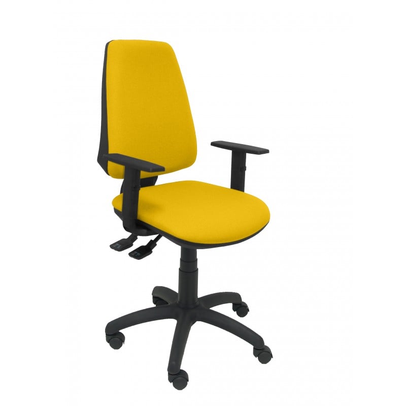 piqueras-y-crespo Piqueras y Crespo Elche S Bali Chaise de bureau Accoudoirs réglables Roues en nylon Yellow