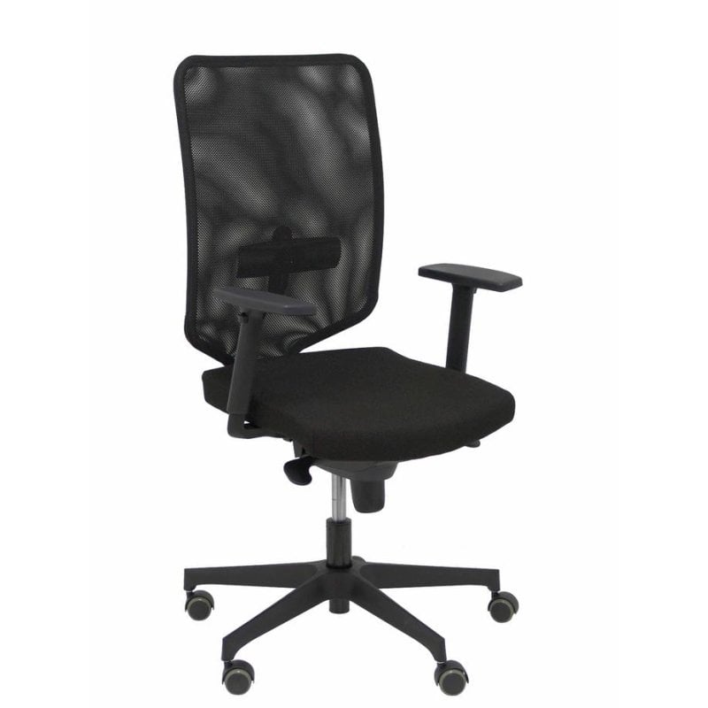 piqueras-y-crespo Silla de oficina Piqueras y Crespo Ossa Negra ergonómica avec mécanisme synchrone et réglable en hauteur