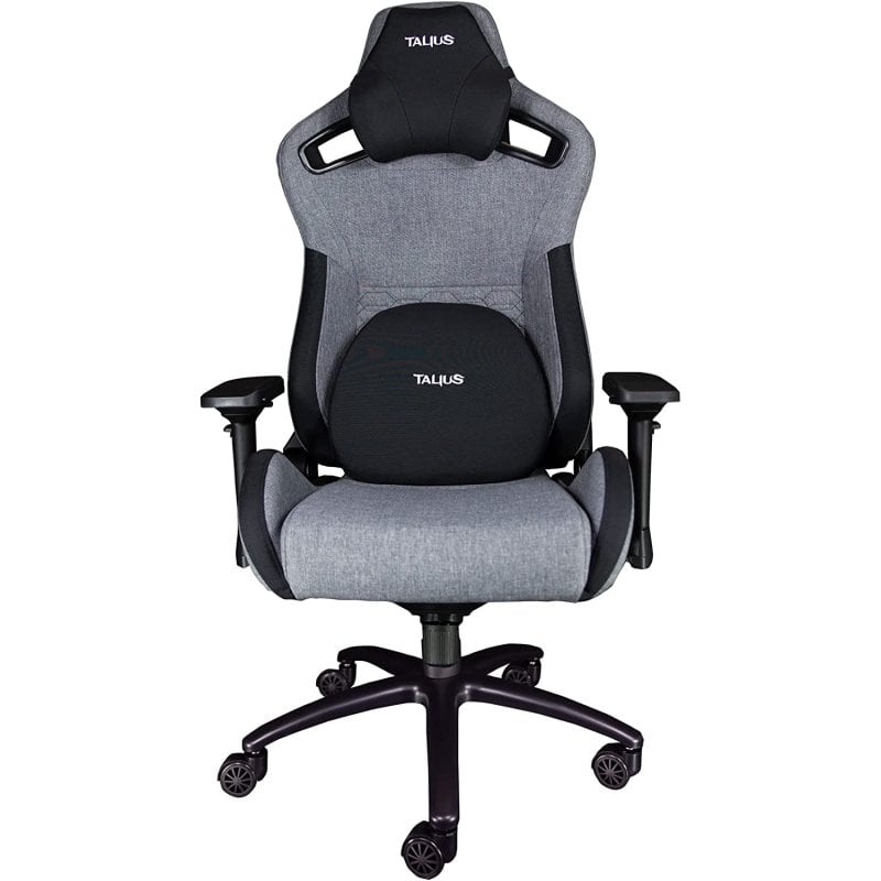 talius Chaise de jeu Talius Raptor Black Grey