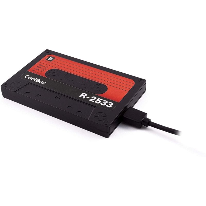 coolbox SlimChase R-2533 Boîtier Externe SATA 2.5 USB 3.0 Rétro