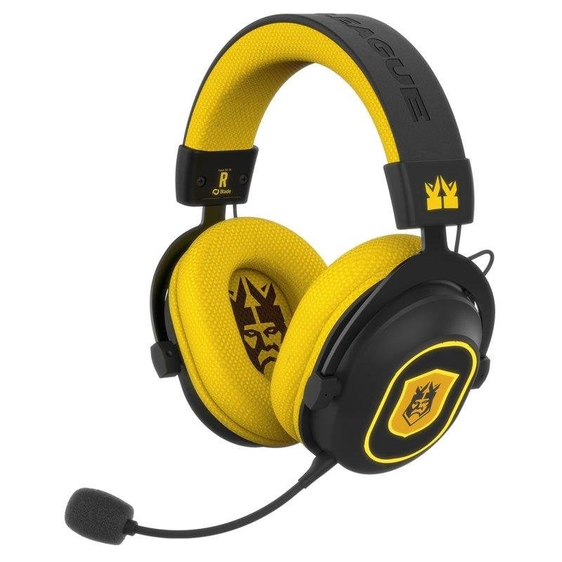 Blade Casque Blade Kings League Gaming sans fil Trimode pour gamers avec LED, personnalisable, Black
