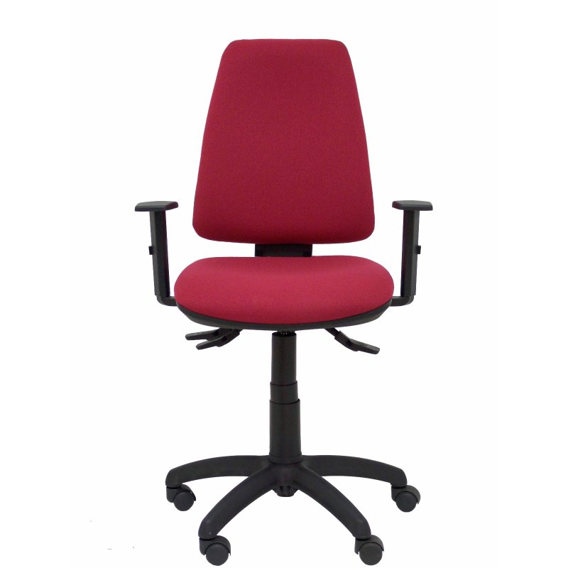 piqueras-y-crespo Piqueras y Crespo Elche S Bali Chaise de bureau Accoudoirs réglables Roues en nylon grenat