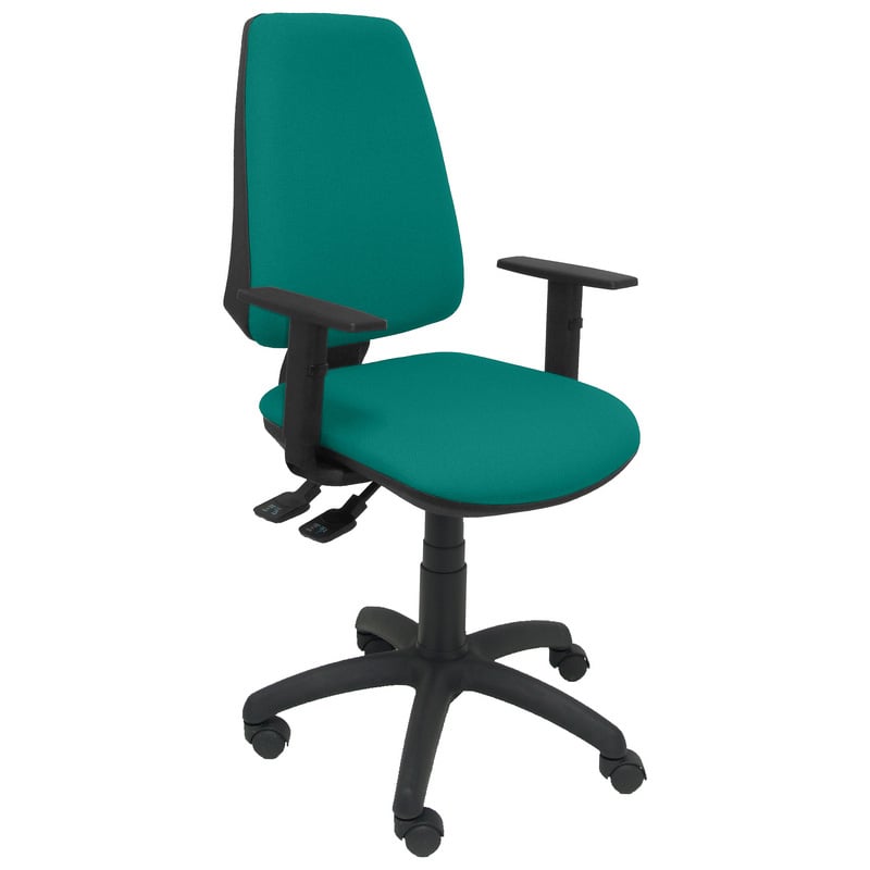 piqueras-y-crespo Piqueras y Crespo Elche S Bali Chaise de bureau Accoudoirs réglables Roues en nylon Green clair