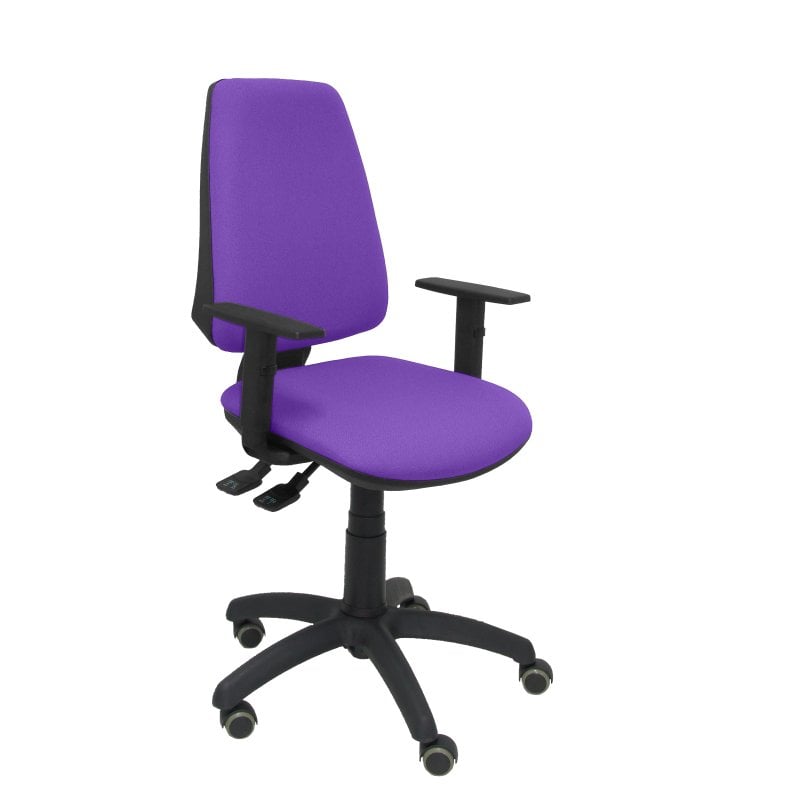 piqueras-y-crespo Piqueras y Crespo Elche S Bali Chaise de Bureau Accoudoirs Réglables Roues Parquet Lilas