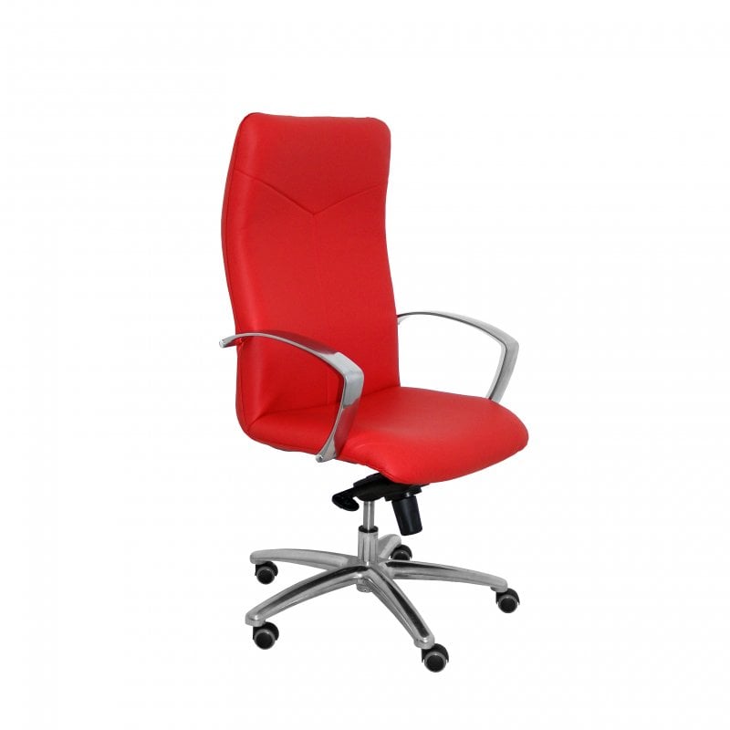 piqueras-y-crespo Piqueras y Crespo Caudete Ferrari Fauteuil en Cuir Red