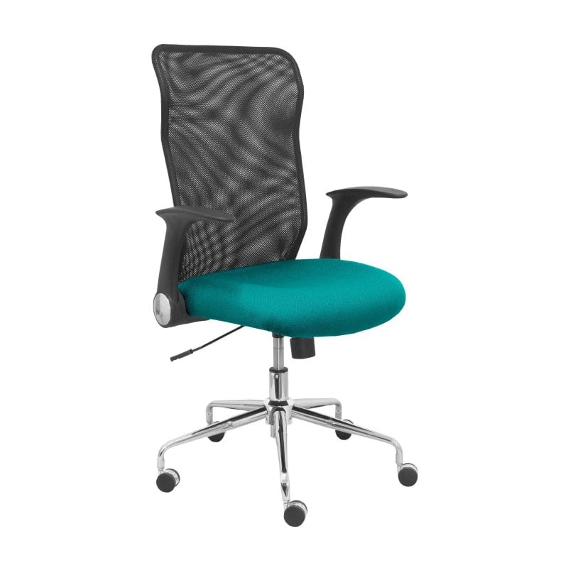piqueras-y-crespo Piqueras y Crespo Chaise Minaya Siège arrière en maille Black Bali Green clair