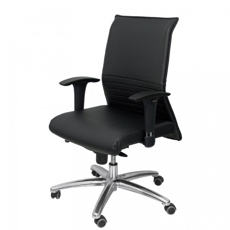 piqueras-y-crespo Piqueras y Crespo Albacete Confidente Fauteuil en Similicuir avec Mousse à Mémoire de Forme Black