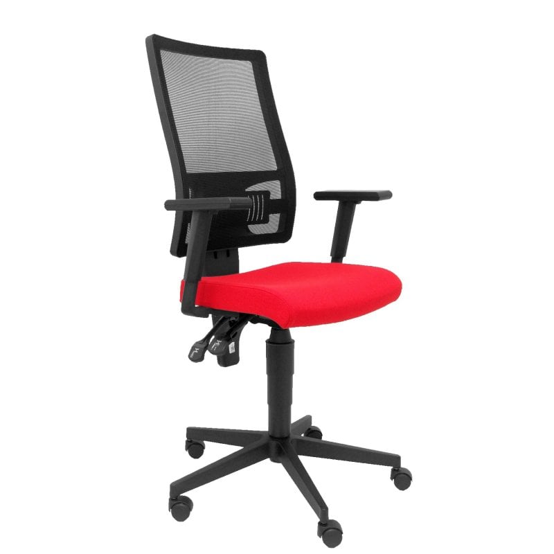 piqueras-y-crespo Piqueras y Crespo Povedilla Chaise Dossier en Filet Black Bali Red