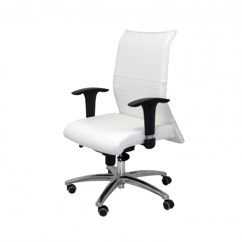 piqueras-y-crespo Piqueras y Crespo Albacete Confidente Fauteuil en similicuir avec mousse à mémoire de forme blanche