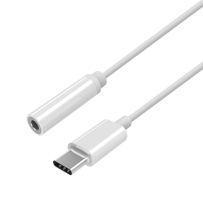 aisens Adaptateur USB-C Mâle vers Jack 3.5mm Femelle 15cm White