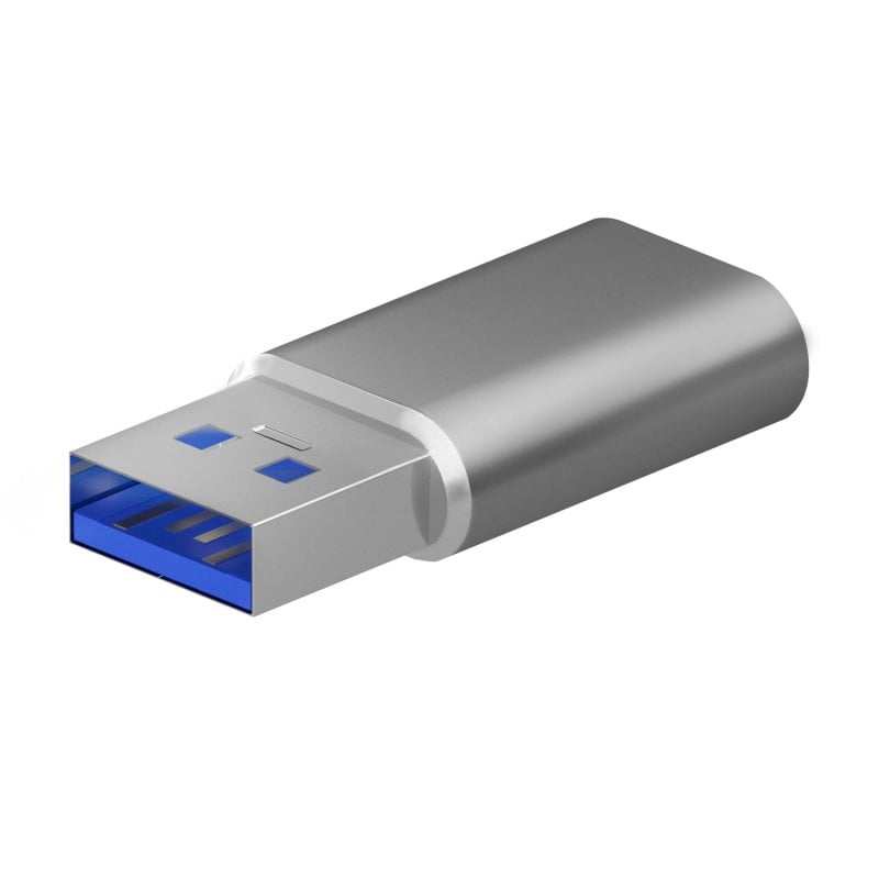 aisens A108-0677 changeur de genre de câble USB Type-C USB Type-A Grey