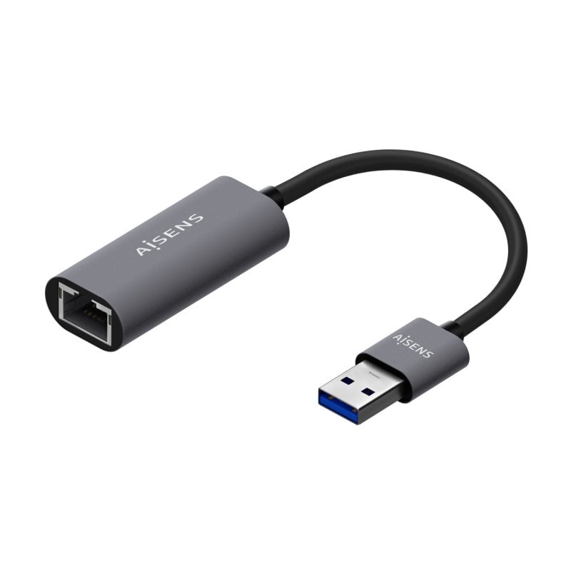 aisens Adaptateur AISENS USB 3.0 vers Gigabit Ethernet 10 100 1000 Mbps Grey 15 cm