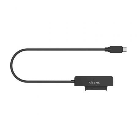 aisens Adaptateur 2.5 USB-C 3.1 Gen1 AISENS ASE-25C04B ABS Compact Black UASP LED