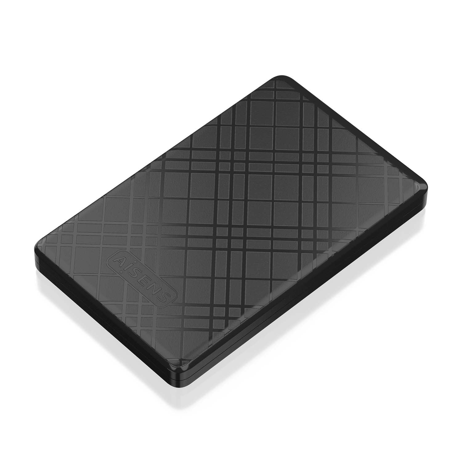 aisens Boîtier externe Aisens ASE-2522B pour SSD HDD 2,5″ SATA USB 3.0 3.1 Black 9,5 mm