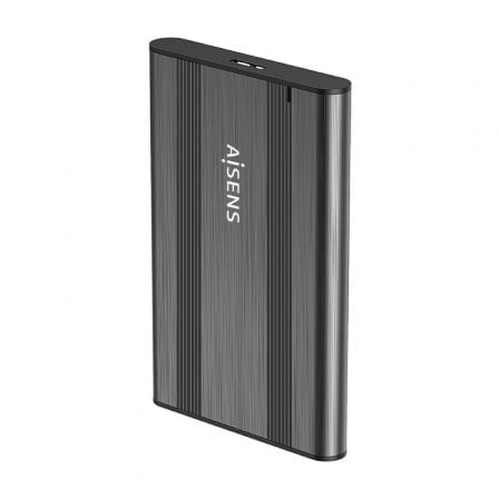 aisens Boîtier externe 2,5″ AISENS ASE-2526GR Grey Aluminium USB 3.1 SATA Installation sans vis
