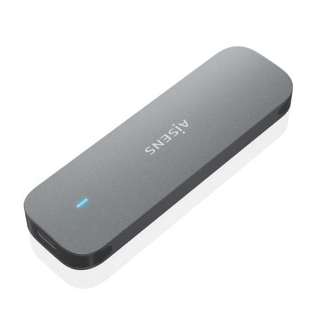 aisens Boîtier externe USB 3.1 M.2 SATA sans vis AISENS ASM2-006GRY, Grey aluminium