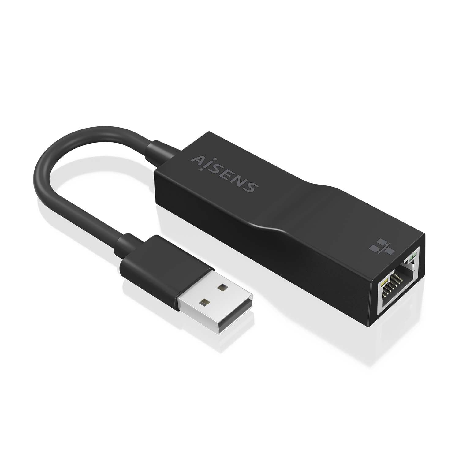 aisens Convertisseur USB 3.0 vers Gigabit Ethernet AISENS 10 100 1000 Mbps 15 cm Black PC