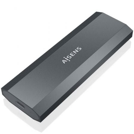 aisens Boîtier externe M.2 NVMe AISENS ASM2-029GR Aluminium Grey USB 3.2 Gen2 Sans vis Plug and Play