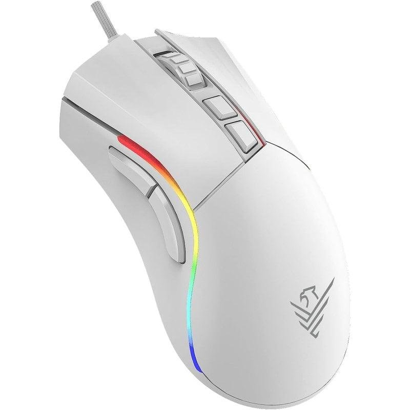 Phoenix Souris de jeu USB Phoenix Void 12 000 DPI blanche