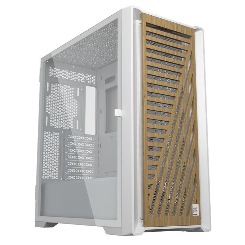 Phoenix Phoenix Artisan Noble ATX Boîtier Verre Trempé USB-C Bois White