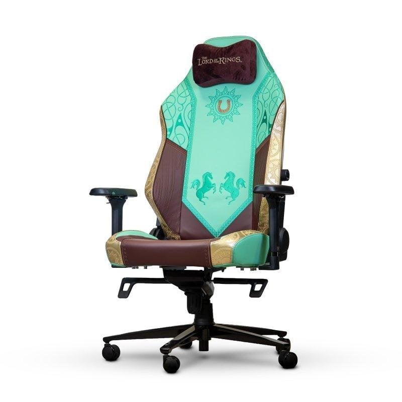 Phoenix Chaise Gaming Phoenix Monarch LOTR Rohan XL cuir nappa velours