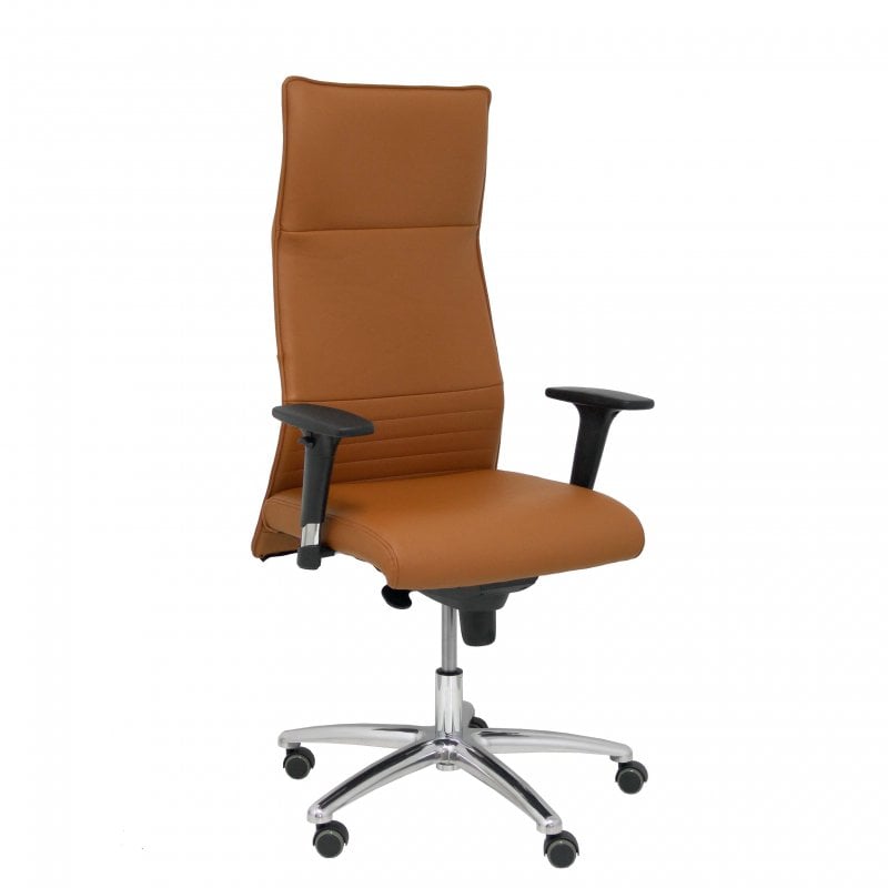 piqueras-y-crespo Piqueras y Crespo Fauteuil en cuir marron Albacete