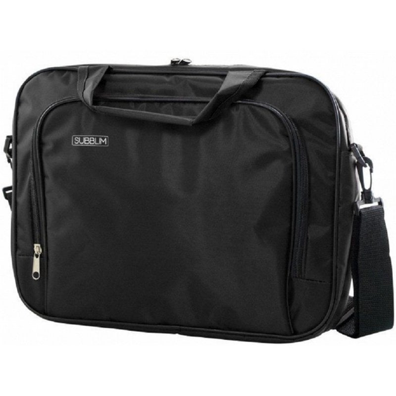 subblim Oxford Porte-documents pour ordinateur portable jusqu'à 12,5 Black