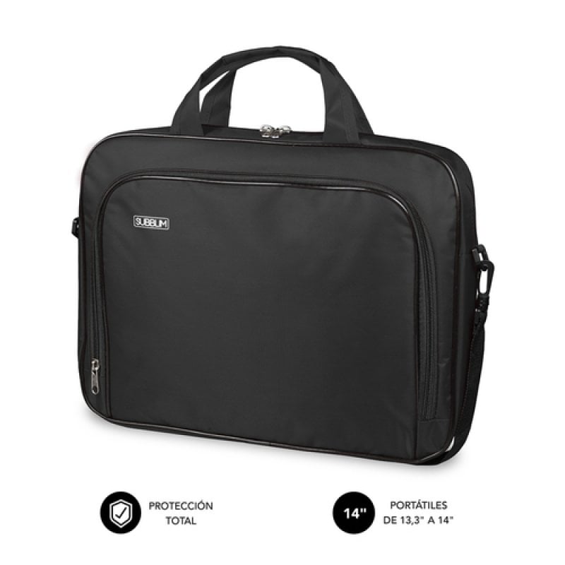 subblim Oxford Porte-documents pour ordinateur portable jusqu'à 14 Black