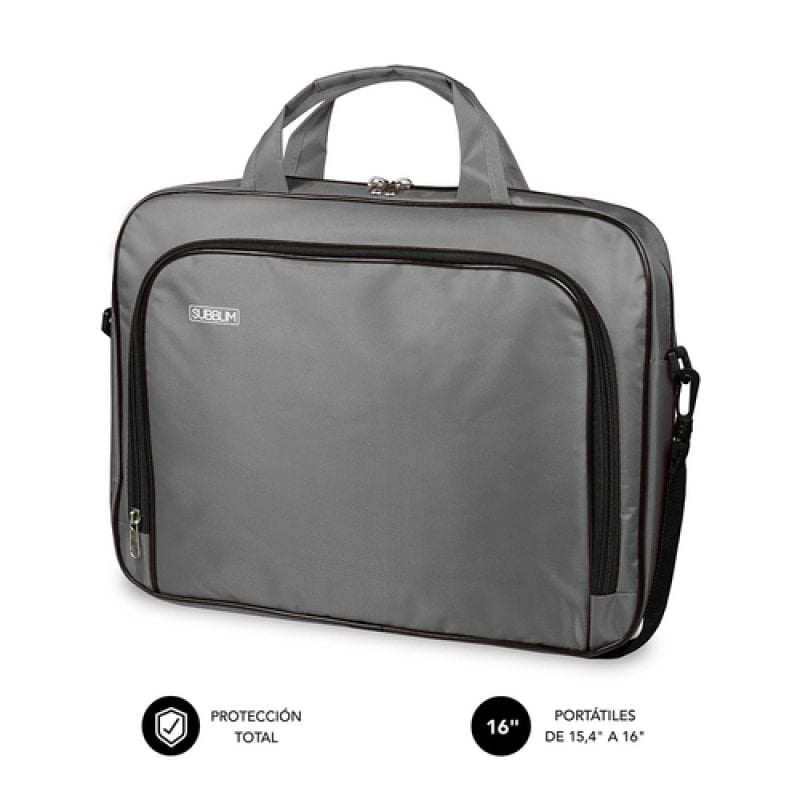 subblim Oxford Porte-documents pour ordinateur portable jusqu'à 16 Grey