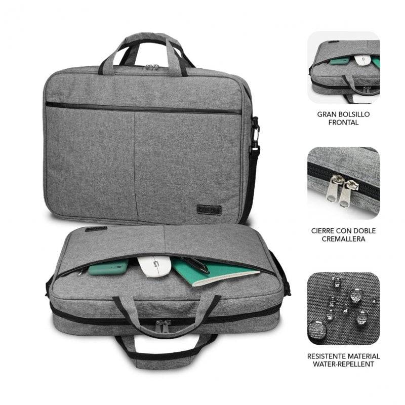 subblim Elite Mallette pour ordinateur portable jusqu'à 14 Grey