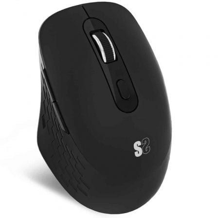 subblim Souris double sans fil SUBBLIM 1600 DPI, clic silencieux, batterie, Black