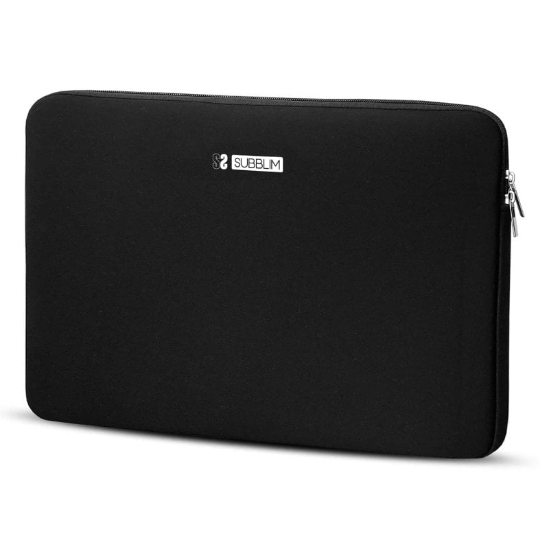 subblim Housse universelle rembourrée en néoprène Black pour ordinateur portable 15 pouces Subblim Skin