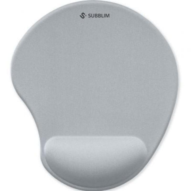 subblim Tapis de souris Subblim SUBMP-04E051 Ergo NeoGel argenté avec repose-poignet gel réfrigérant