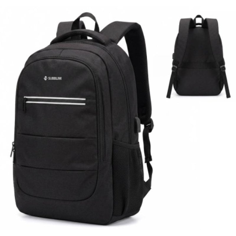 subblim Sac a dos Subblim City Plus 16 pouces 26 L Noire