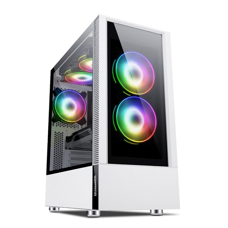 nox Nox Hummer Nemesis ARGB Verre Trempé USB 3.0 White