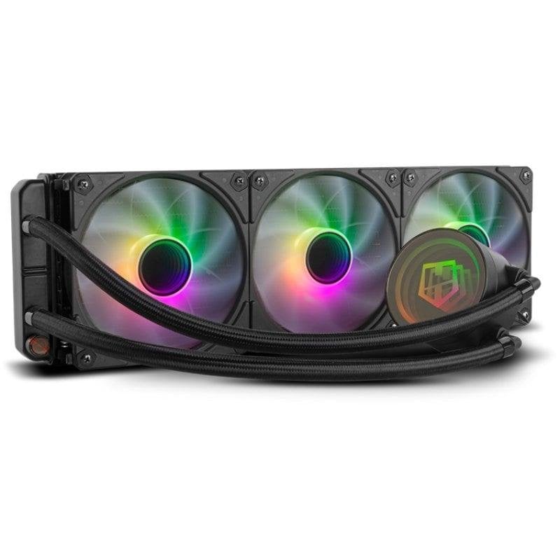 nox Refrigeración Líquida NOX Hummer M-360 360mm 3 Ventiladores ARGB Negro