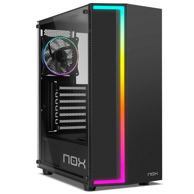 nox NOX Infinity Gamma Verre Trempé USB 3.0 ARGB Black