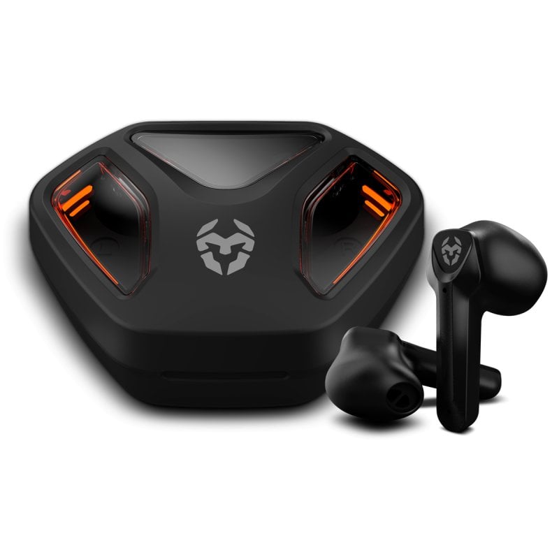 krom Écouteurs intra-auriculaires Bluetooth de jeu Krom Kall, noirs