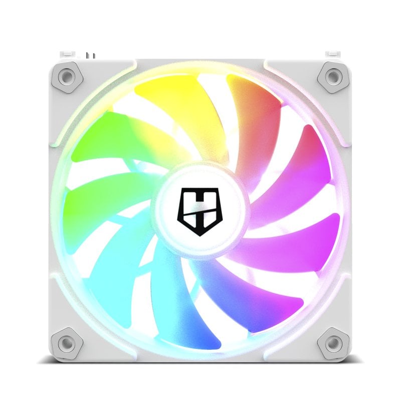 nox Ventilateur NOX Hummer Easy Link LED ARGB PWM 120 mm White