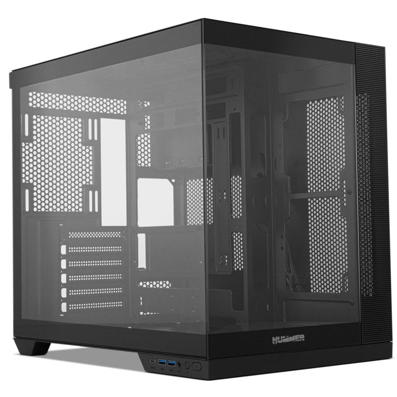 nox NOX Hummer ASTRA NEO Moyenne tour ATX Double Verre Trempé USB-C Black