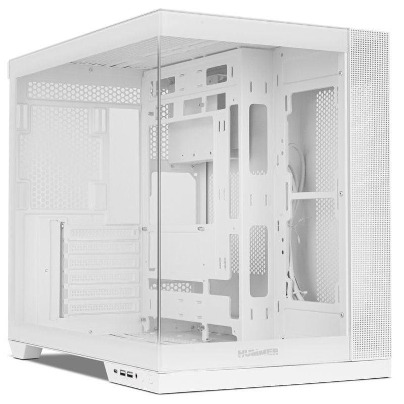 nox NOX Hummer ASTRA NEO Moyenne tour ATX Double Verre Trempé USB-C White
