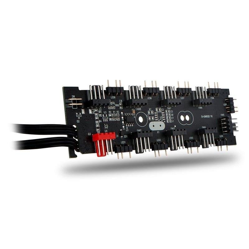 nox Contrôleur de ventilateur NOX D-HUB 9xPWM 9xARGB SATA compact