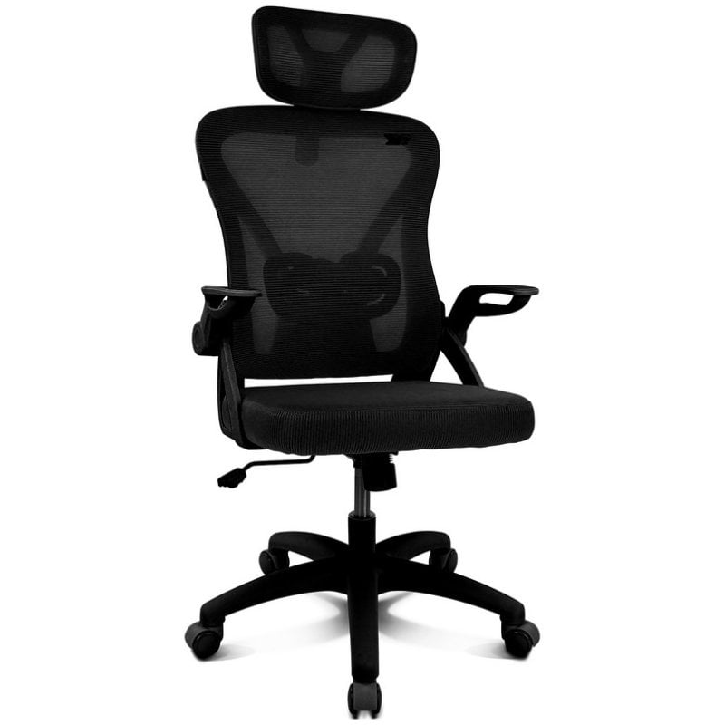 drift Chaise de bureau Drift DRAIR35 dossier en maille accoudoirs rabattables Black 120 kg