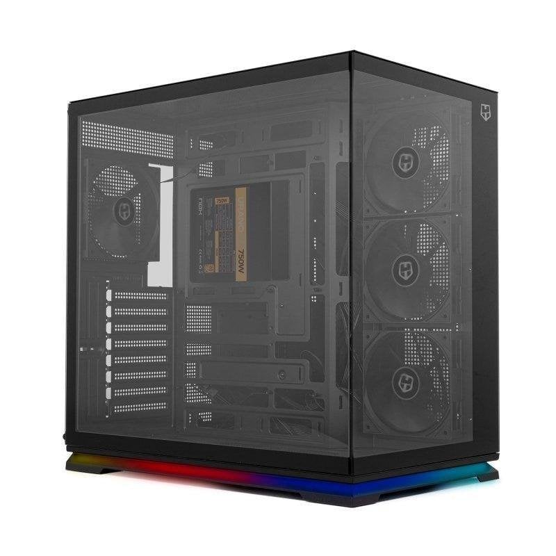 nox Boitier PC NOX Hummer Galaxy Semitorre ATX Verre Trempe ARGB Black