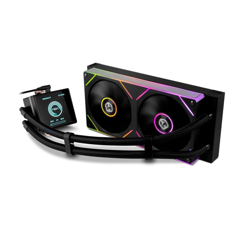 nox Refrigeración Líquida NOX Hummer M-240 LCD 240mm 2 Ventilateurs ARGB Écran LCD