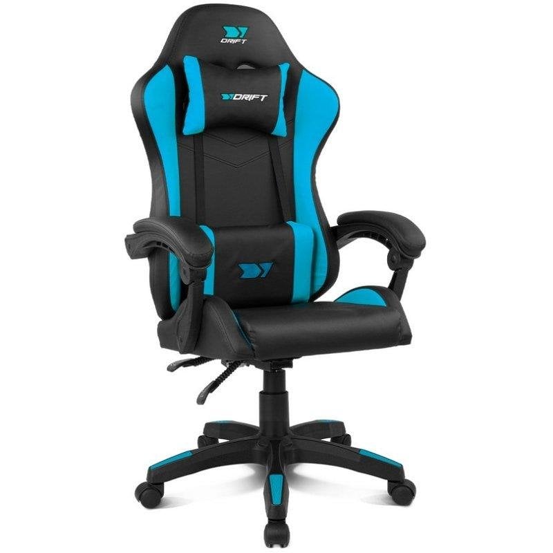 drift Chaise Drift DR35 Gaming Noire Bleue Repose-bras Coussin Ergonomique