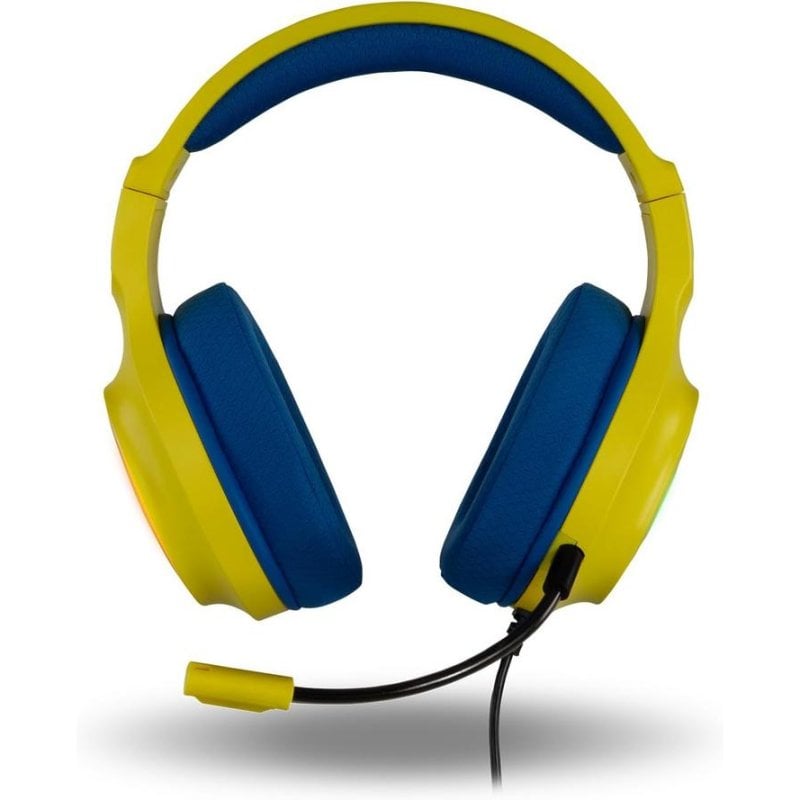 krom Casque Krom KRACK filaire USB gaming son 7.1 RGB Yellow Blue