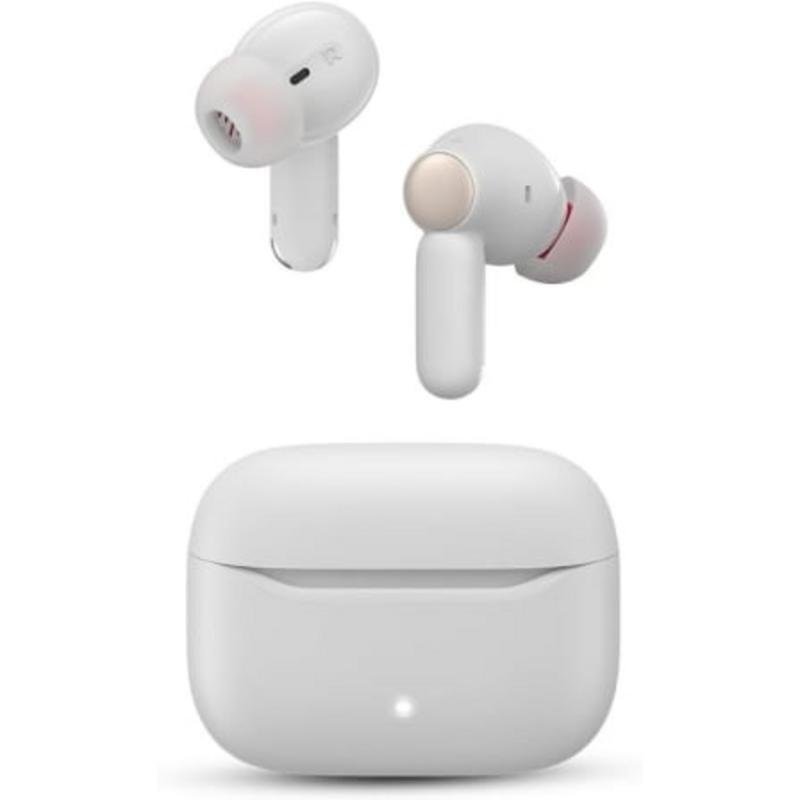 spc Auriculares SPC Ether 3 Pro sans fil Bluetooth avec Annulation de Bruit, double connexion, contrôle tactile White